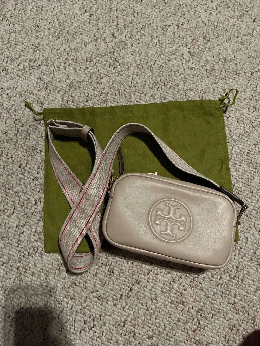 Tory Burch Mini Miller Soft Leather Crossbody Bag